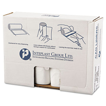 Inteplast Group High-density Commercial Can Liners Value Pack, 60 Gal, 14 Microns, 43" X 46", Clear, 200-carton freeshipping - TVN Wholesale